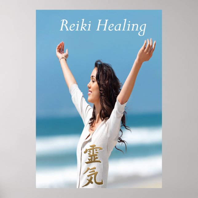 Póster Reiki Healing (Frente)
