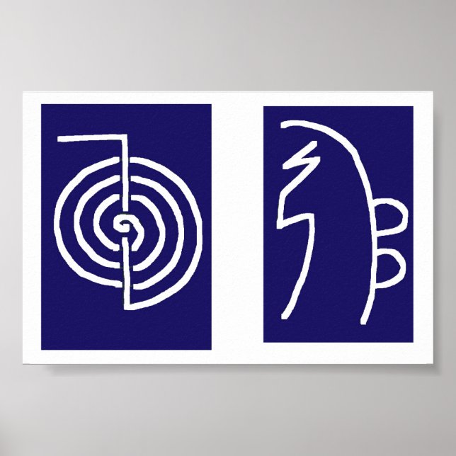 Póster REIKI HEALING Chokuray ShayHayKi Distance Healer (Frente)