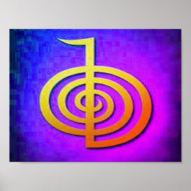 Póster Reiki Symbol CHO KU REI POSTER PAPER MATTE (Frente)