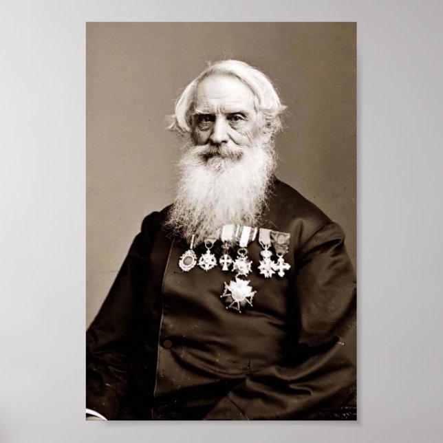 Póster Reimpresión fotográfica de Samuel Morse (Frente)