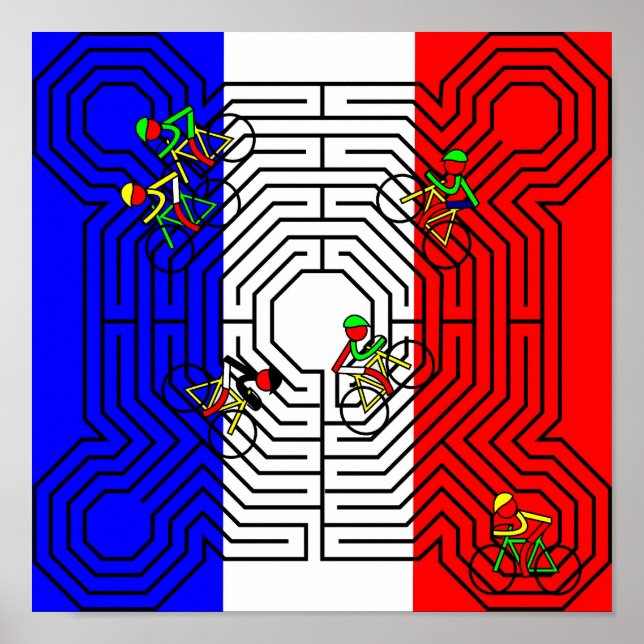 Póster Reims Labyrinth - Tour de Francia (Frente)