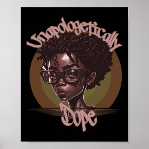 Póster Reina africana sin remordimientos desgraciadamente