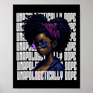 Póster Reina africana sin remordimientos desgraciadamente