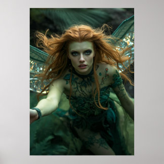 Póster Reina alienígena del bosque místico - Cinematográf