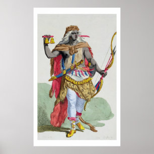Póster Reina Ana Nzinga (1583-1663), de 'DES E de Receuil