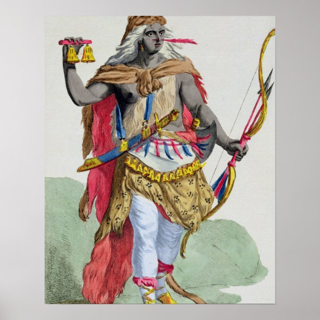 Póster Reina Anna Nzinga (1583-1663), de 'Receuil des E (Frente)