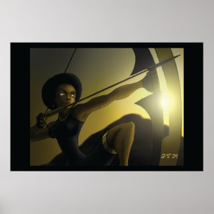 Póster Reina Archer de Nzinga