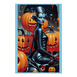 Póster Reina Bruja de Fin de Semana de Moda de Otoño
