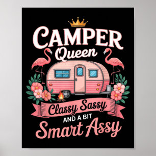 Póster Reina Campista Cly Sy Inteligente Y Regalos Campin