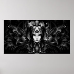 Póster Reina Ciria Del Poster De Archivos Del Reino Oscur