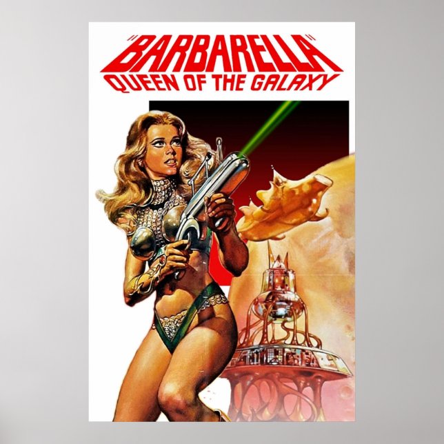 Póster Reina de Barbarella de Galaxia (Frente)
