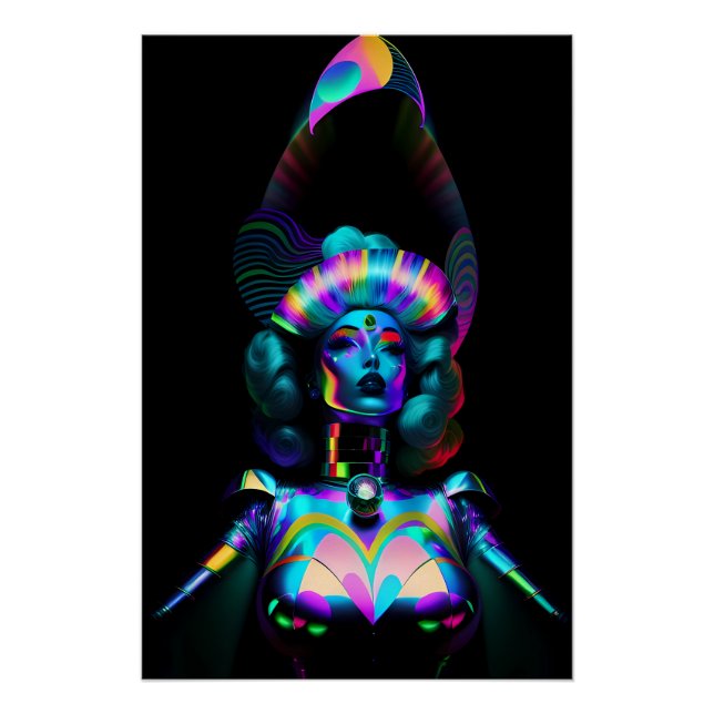 Póster Reina de Belleza Invisible (Anverso)