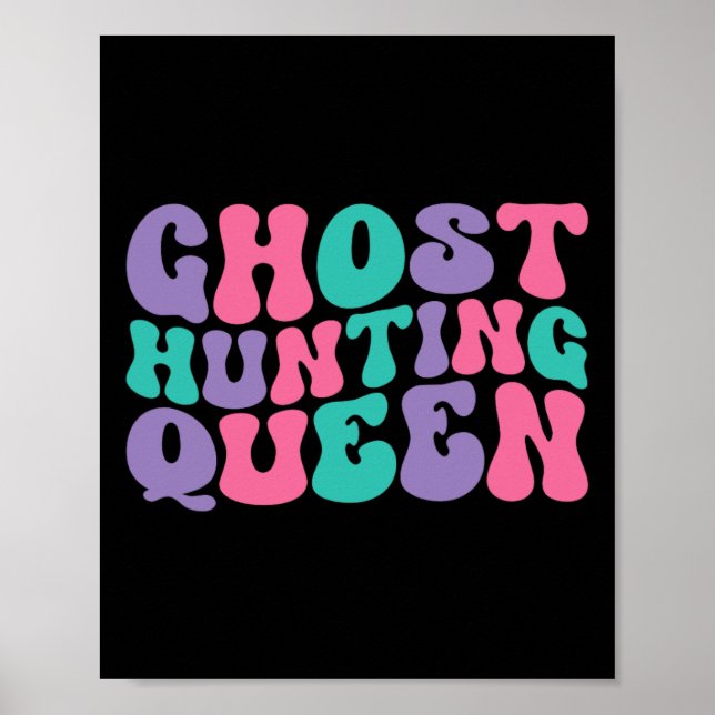 Póster Reina de la caza fantasma fantasma fantasma fantas (Frente)