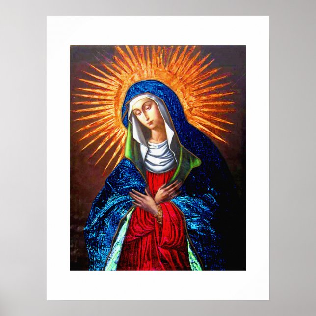 Póster Reina de la dama del cielo de la Puerta, Vilna, (Frente)