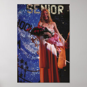 Póster reina de la fiesta de promoción de carroña