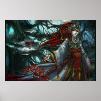 Póster Reina de la flor