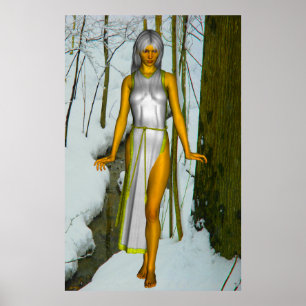 Póster Reina de la nieve