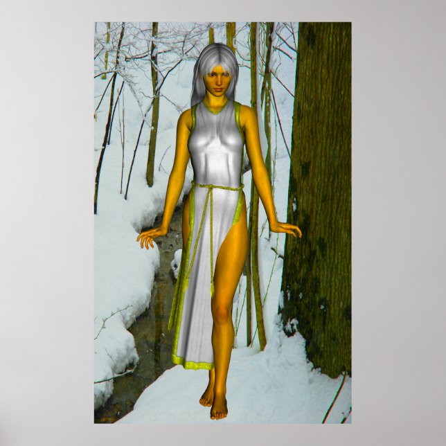 Póster Reina de la nieve (Frente)