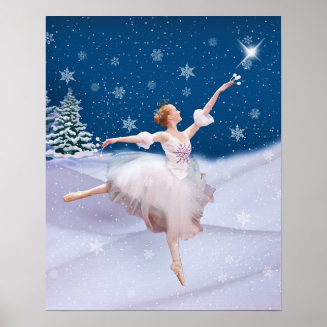 Póster Reina de la nieve Ballerina (Frente)