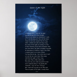 Póster Reina De La Noche