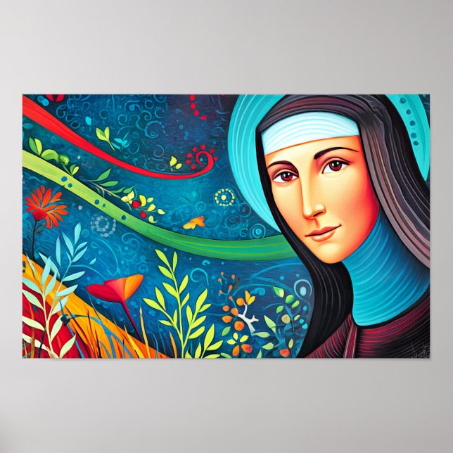 Póster Reina de la Paz y la Misericordia (Frente)