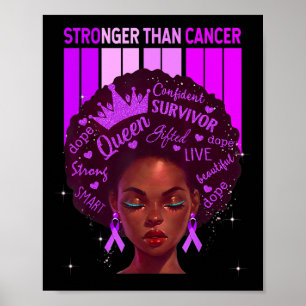 Póster Reina de las mujeres negras más fuerte que Epileps