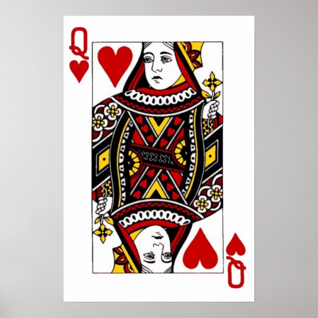 Póster Reina de los corazones (Frente)
