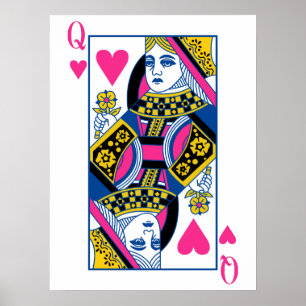 Póster Reina de los corazones