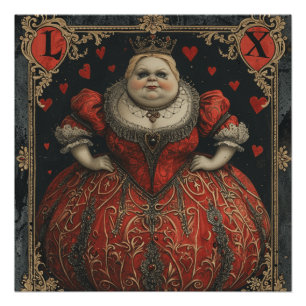 Póster Reina de los corazones de Wonderland: Majestad del