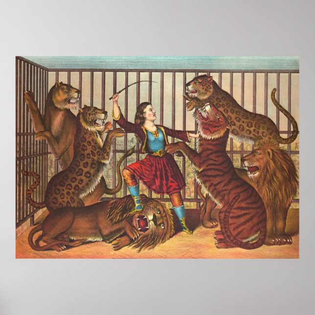 Póster Reina de los Leones 1874 (Frente)