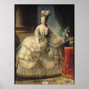 Póster Reina de Marie Antonieta de Francia, 1779