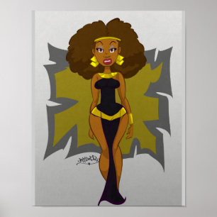Póster Reina de Nubian