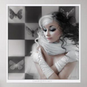 Póster Reina del ajedrez