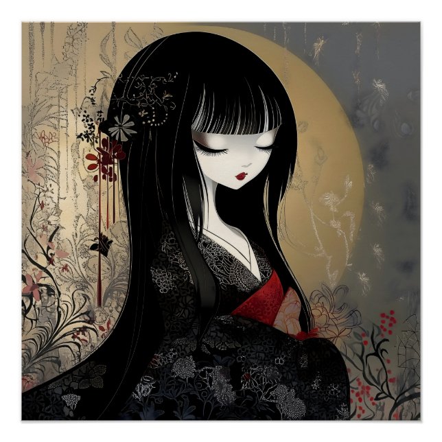 Póster Reina del Anime de Japón (Anverso)