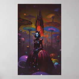 Póster Reina del castillo de Amber