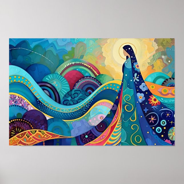 Póster Reina del cielo la asunción (Frente)