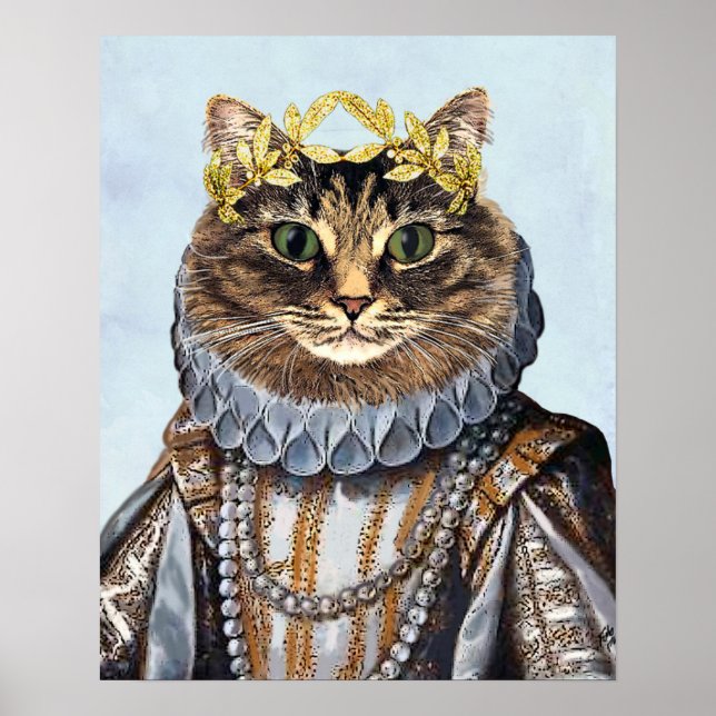 Póster Reina del gato (Frente)