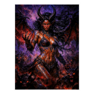 Póster Reina del Infierno Lilith