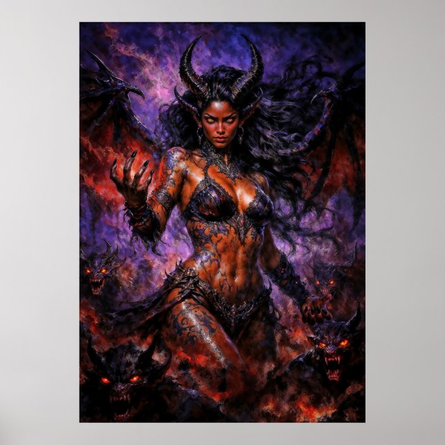 Póster Reina del Infierno Lilith (Frente)