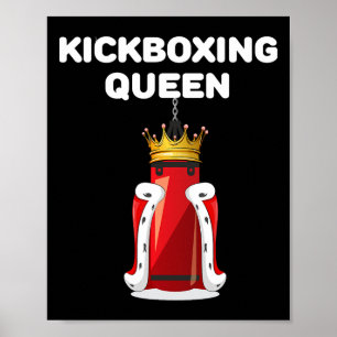 Póster Reina del kickboxing chicas kickboxing mujeres kic