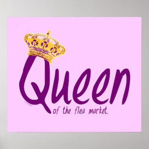 Póster Reina del mercadillo