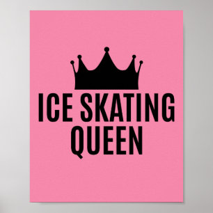 Póster Reina del patinaje sobre hielo - Patinaje sobre hi