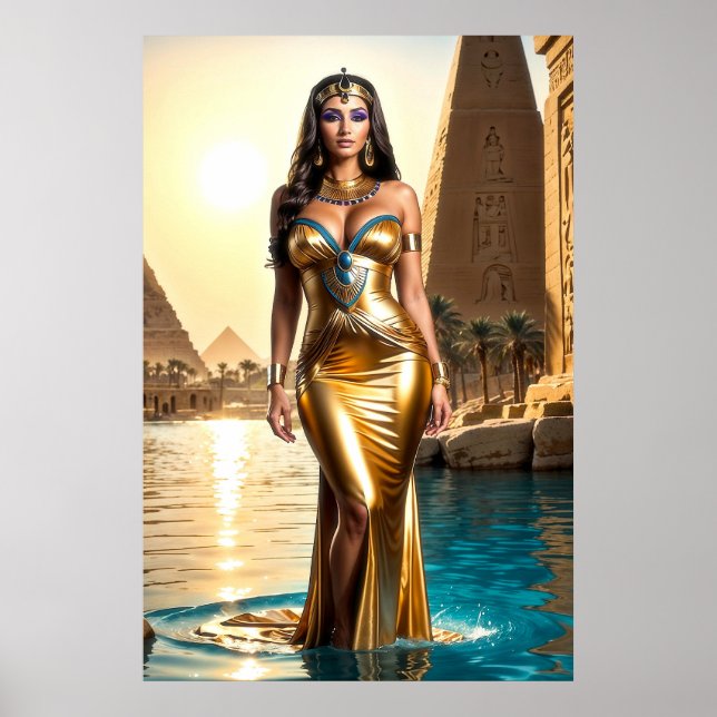 Póster Reina Dorada del Nilo (Frente)