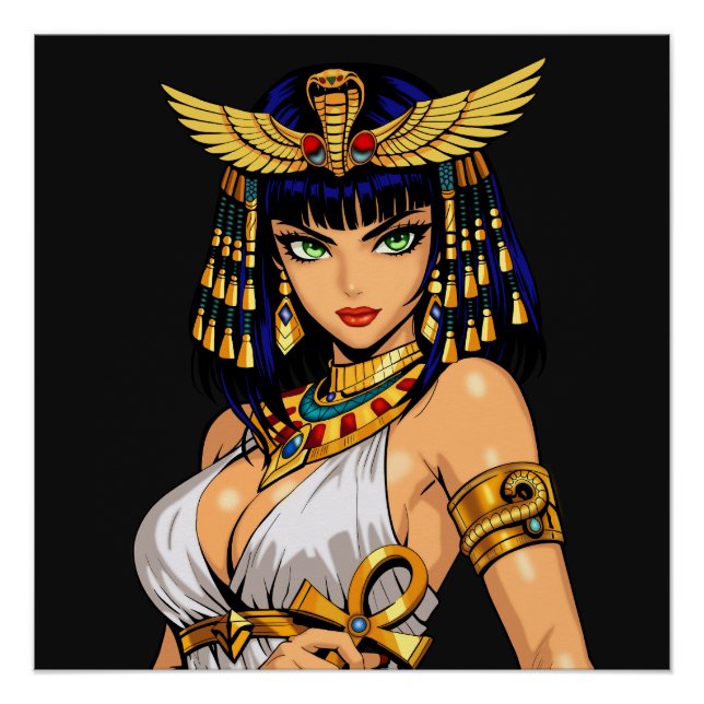 Póster Reina egipcia (Anverso)