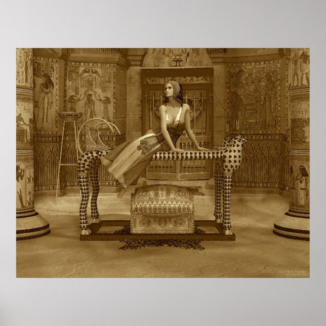 Póster Reina egipcia (Frente)