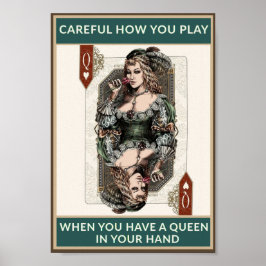 Póster Reina en tu mano