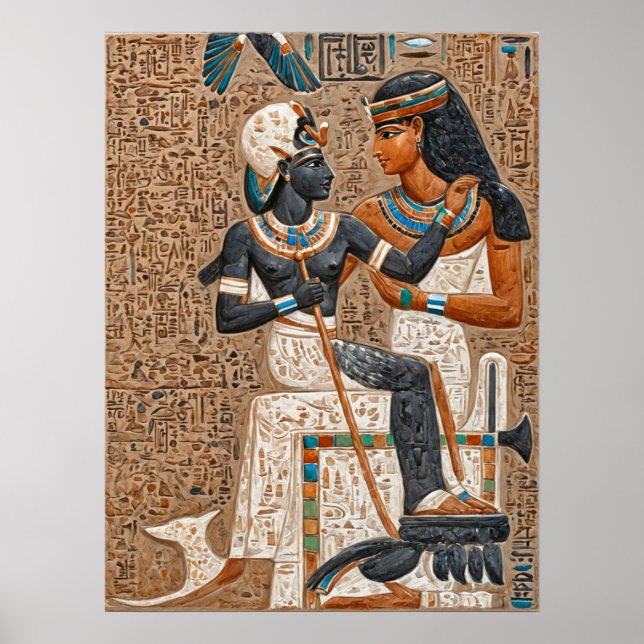 Póster Reina faraónica Hatshepsut (Frente)