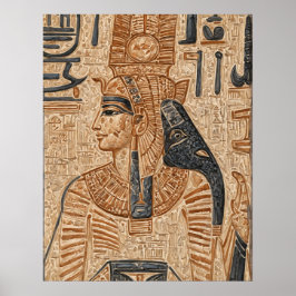Póster Reina faraónica Hatshepsut ||