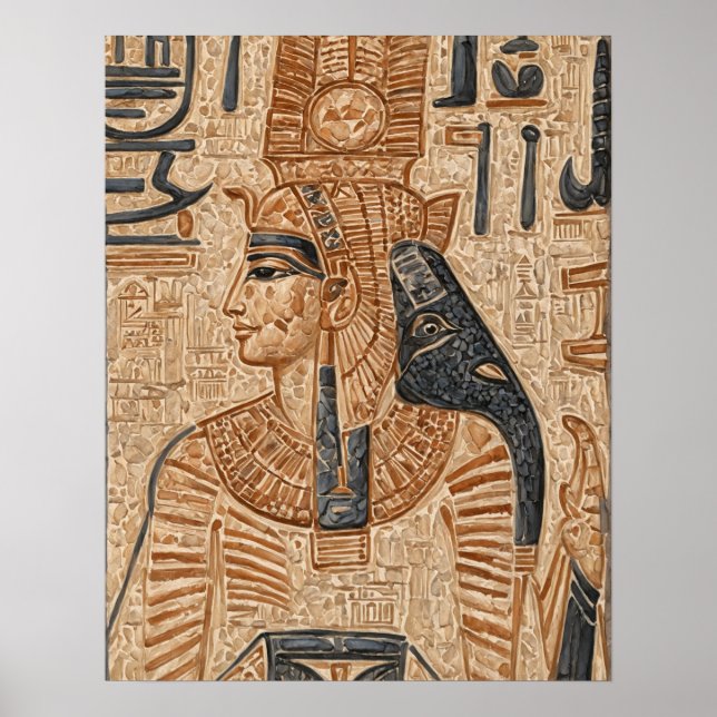 Póster Reina faraónica Hatshepsut || (Frente)