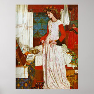 Póster Reina Guinevere de William Morris